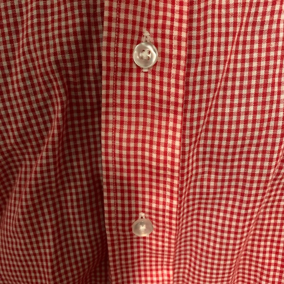 Rockabilly Western Style Gingham Button Up Blouse - Picture 4 of 6